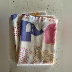 Vintage Pillowcase /Cats, Lions & Elephants/ standard